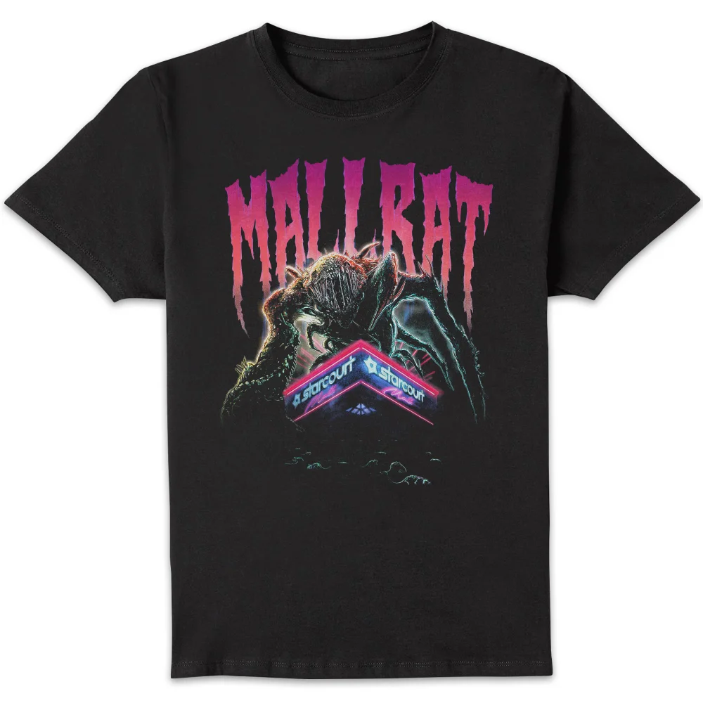 Stranger Things Mallrat Unisex T-Shirt - Black - S Bild 1