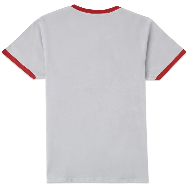 Stranger Things Slush Unisex Ringer T-Shirt - White/Red