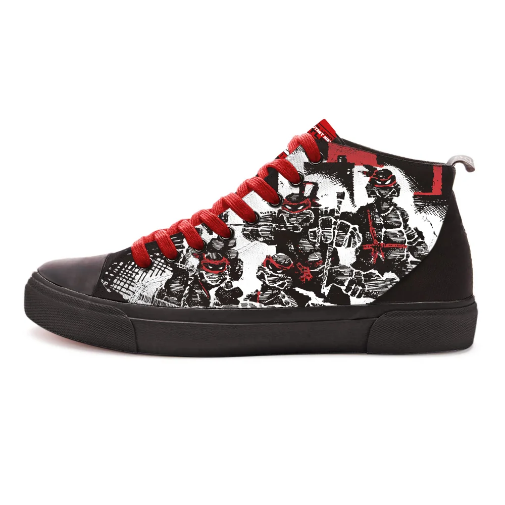 Akedo x TMNT Our Master Taught Us Well High Top - Black / Black - UK 9 / EU 43 / US Men's 9.5 / US Women's 11 Bild 1