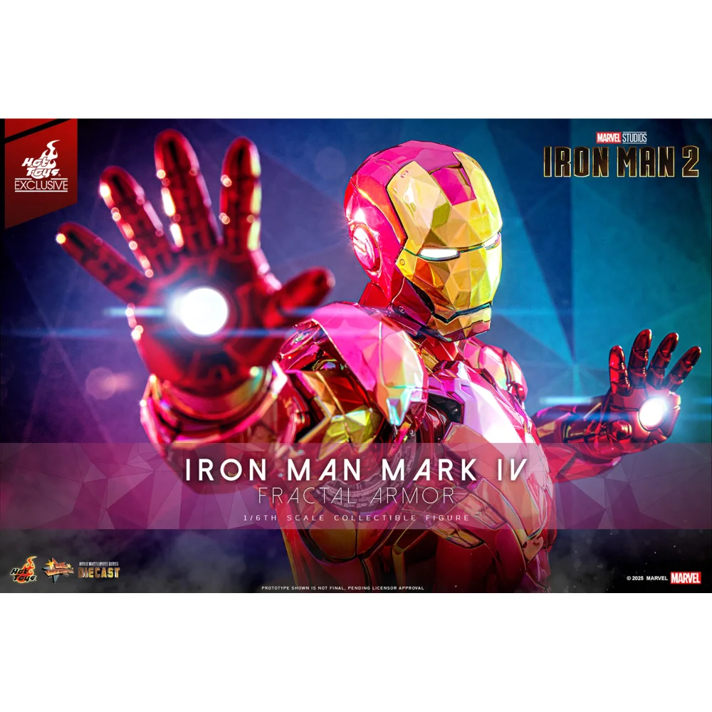 Hot Toys Marvel Iron Man Mark IV (Fractal Armour) 1/6th Scale Figure (32.5cm) Bild 1