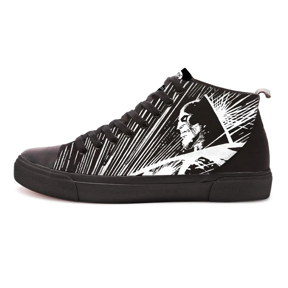 Akedo x DC Comics Batman Contrast High Top - All Black - UK 5 / EU 38 / US Men's 5.5 / US Women's 7 Bild 1