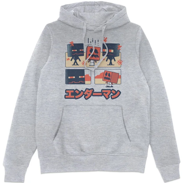 Minecraft Comic Hoodie - Grey