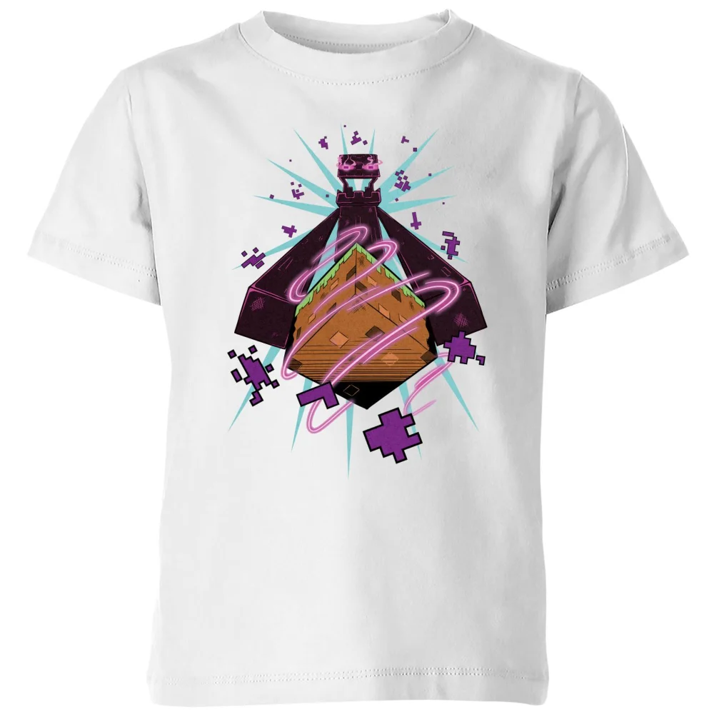 Minecraft Figure Kids' T-Shirt - White - 3-4 Jahre Bild 1