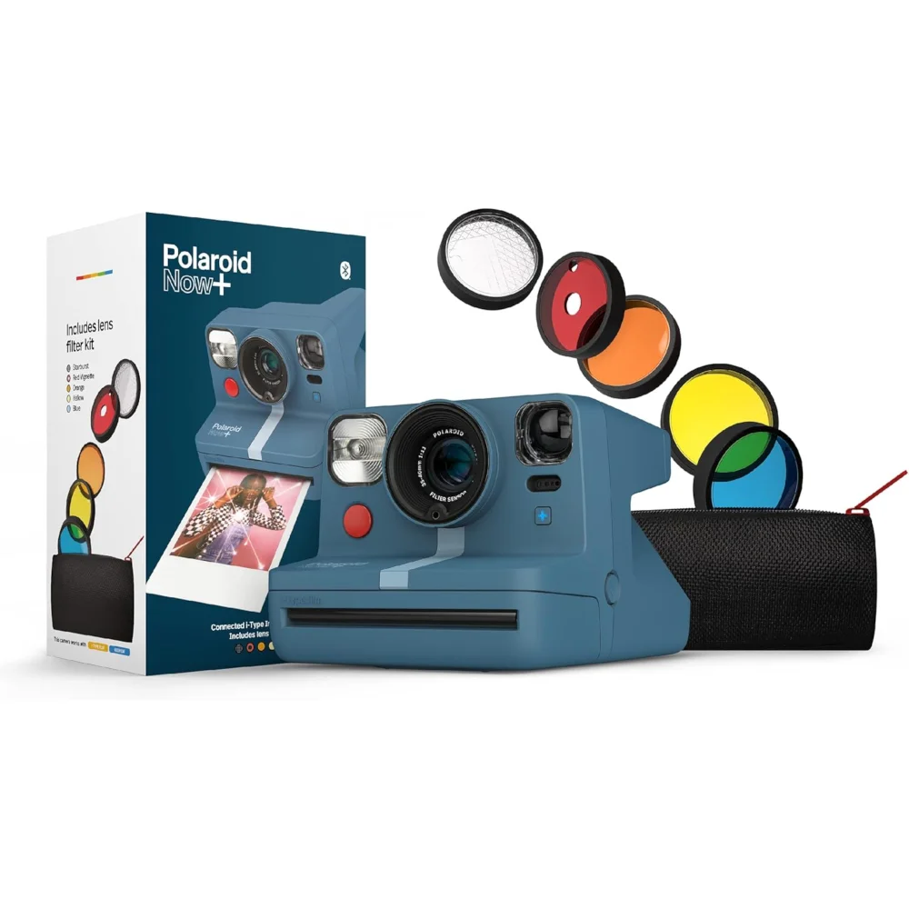 Polaroid Now+ Instant Camera I-Type - Calm Blue Bild 1