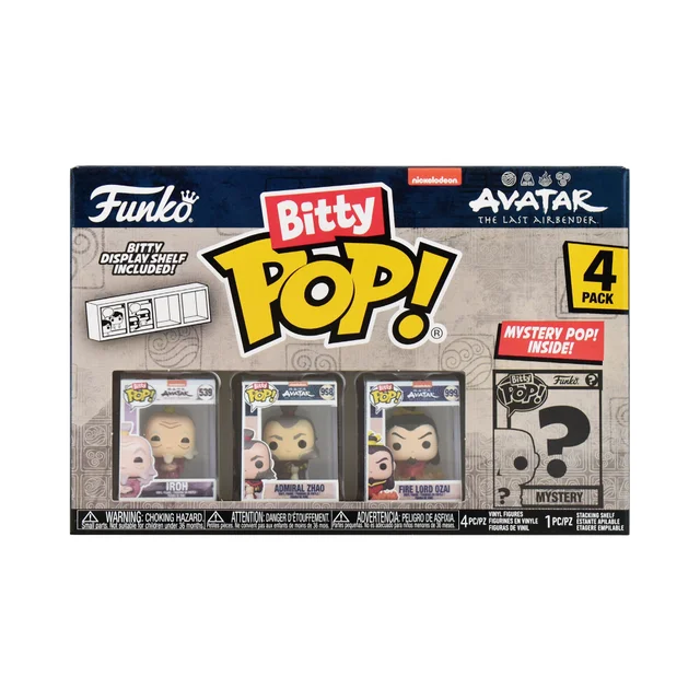 Funko POP Vinyl Bitty Avatar Iroh 4 Pack