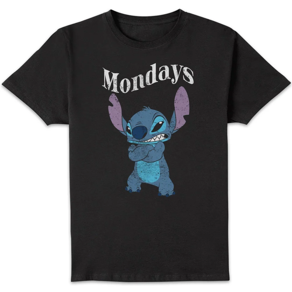 Disney Mondays Unisex T-Shirt - Black - S Bild 1