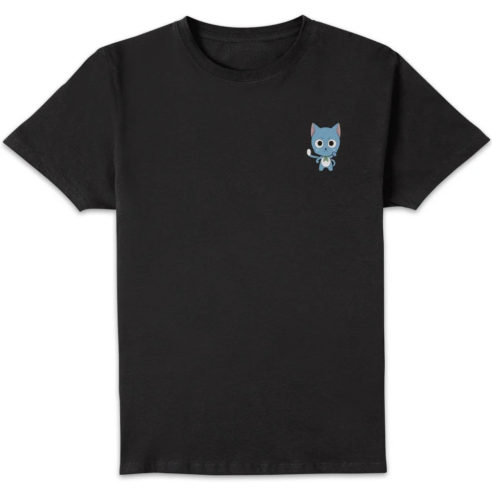 Fairy Tail Happy Unisex T-Shirt - Black - S Bild 1