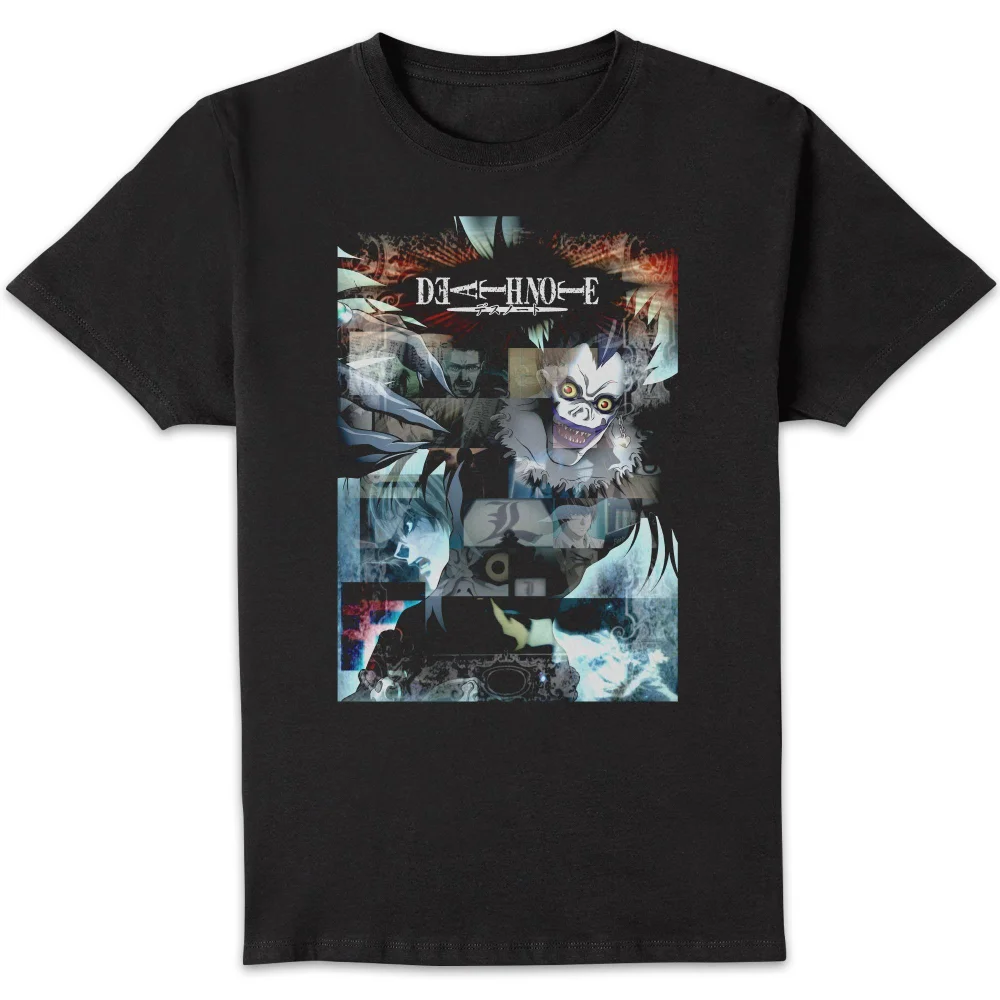 Death Note Glitch Unisex T-Shirt - Black - S Bild 1