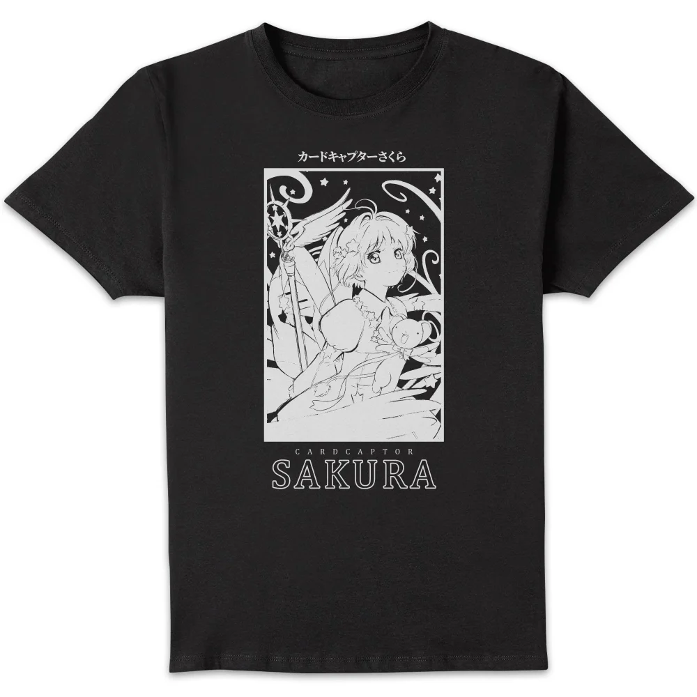Cardcaptor Sakura Monochrome Box Unisex T-Shirt - Black - S Bild 1