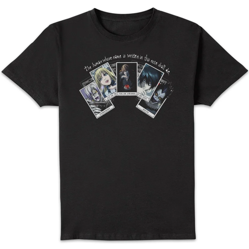 Death Note Playing Cards Unisex T-Shirt - Black - S Bild 1