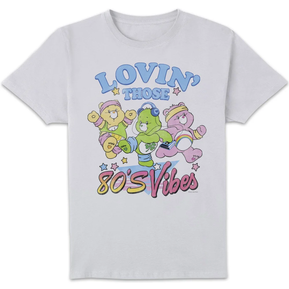 Care Bears Lovin' Those 80s Vibes Unisex T-Shirt - White - S Bild 1