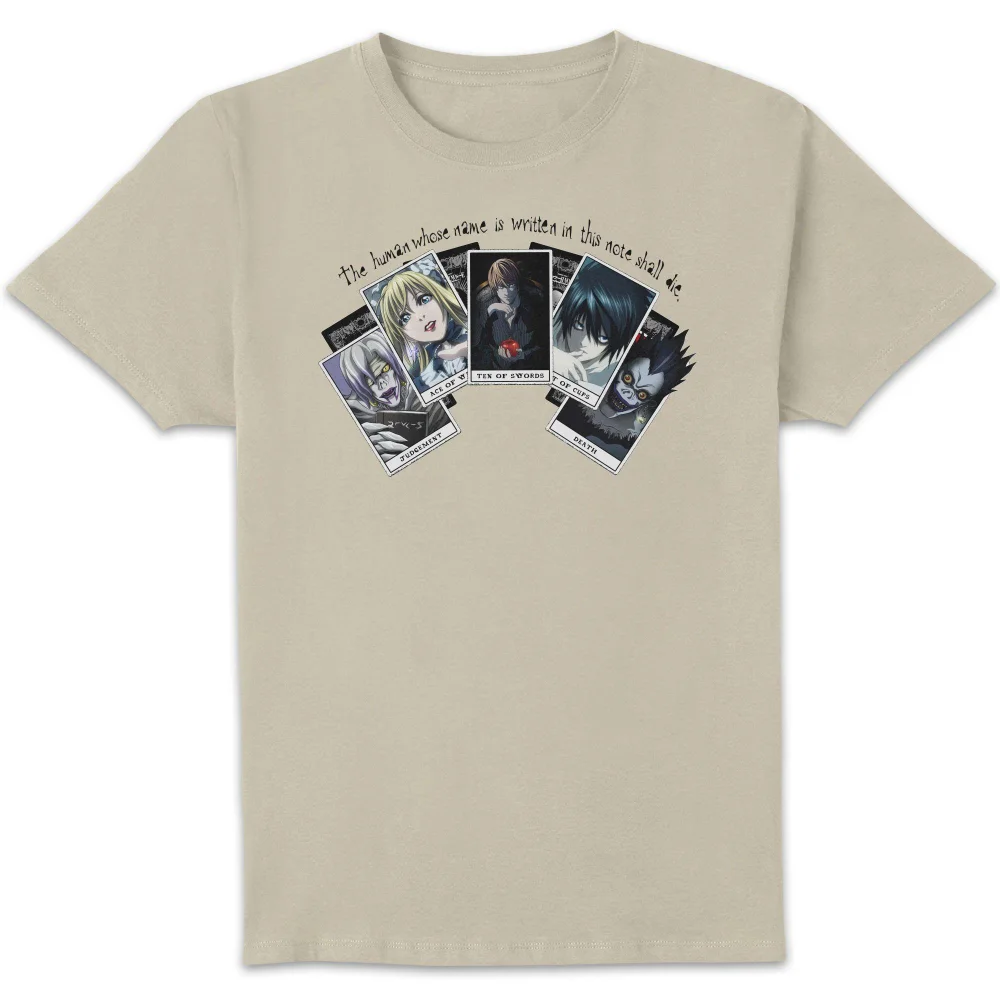 Death Note Playing Cards Unisex T-Shirt - Cream - S Bild 1