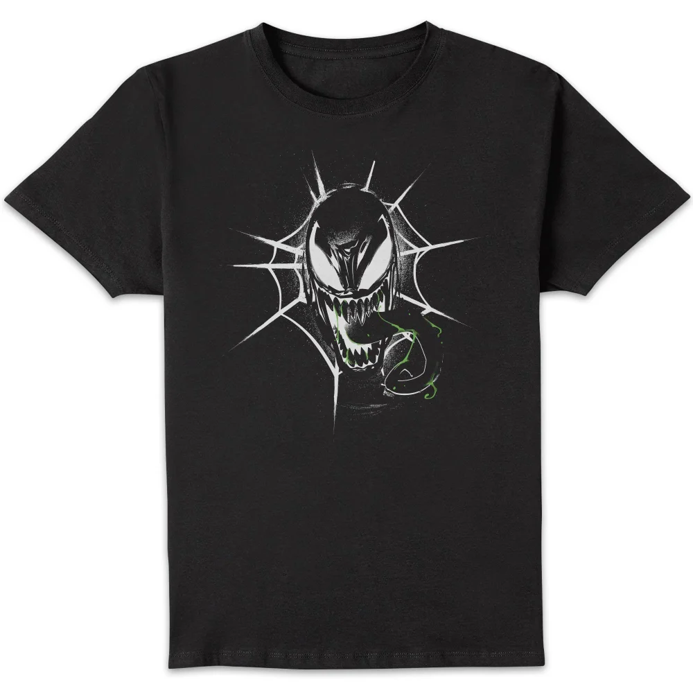 Marvel Venom Face Unisex T-Shirt - Black - S Bild 1