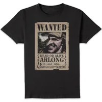 One Piece Arlong Wanted Poster Unisex T-Shirt - Black - undefined undefined