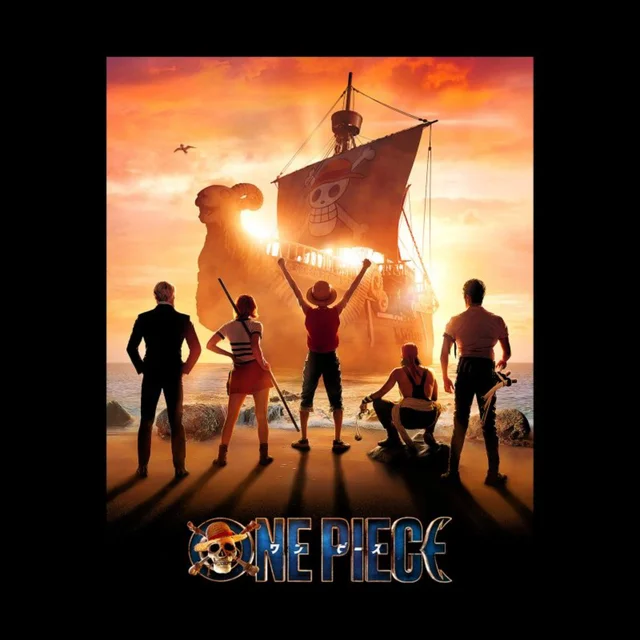 One Piece Key Art Unisex T-Shirt - Black