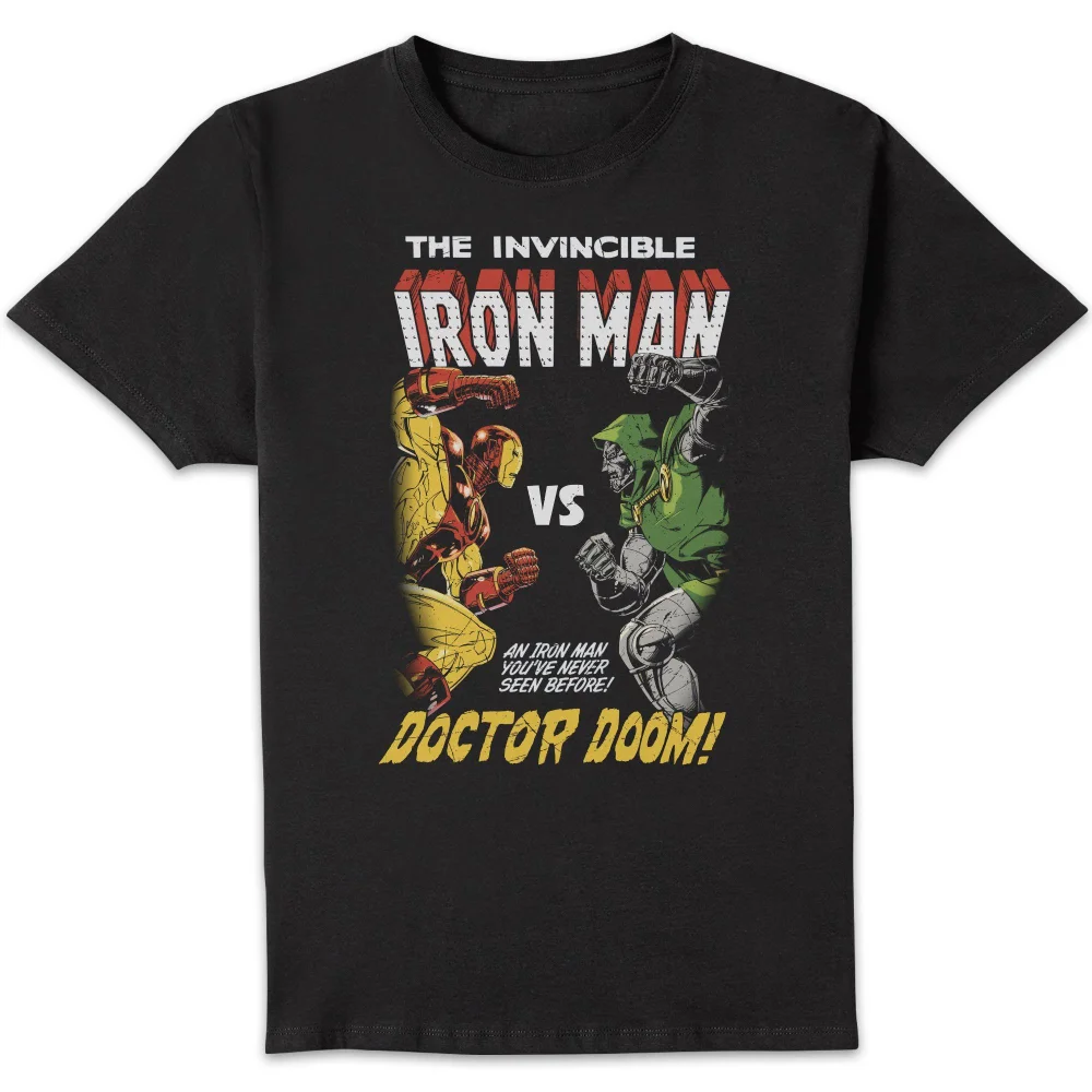 Marvel Iron Man Vs. Doom Unisex T-Shirt - Black - S Bild 1