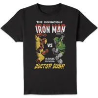 Marvel Iron Man Vs. Doom Unisex T-Shirt - Black - undefined undefined