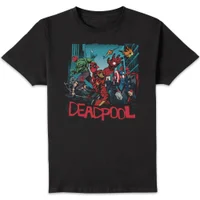 Marvel Deadpool Avengers Spoof Unisex T-Shirt - Black - undefined undefined
