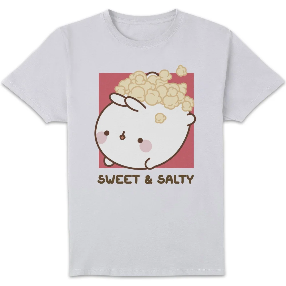 Molang Popcorn Box Unisex T-Shirt - White - S Bild 1