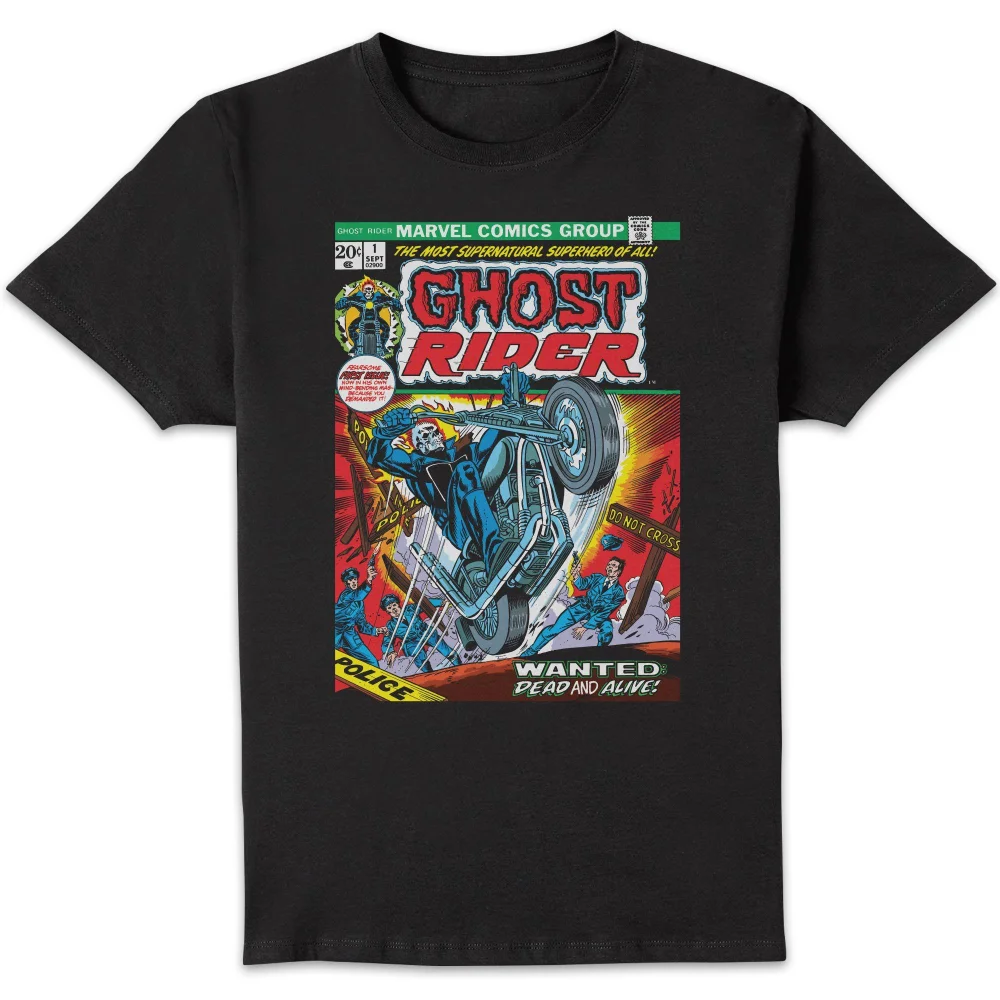 Marvel Ghost Rider Wanted Dead And Alive Unisex T-Shirt - Black - S Bild 1