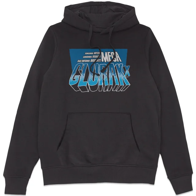 Pokémon Mega Glurak X Kapuzenpullover - Schwarz