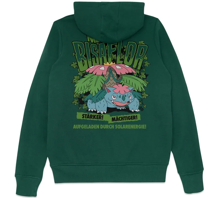 Pokémon Mega Bisaflor Kapuzenpullover - Grün