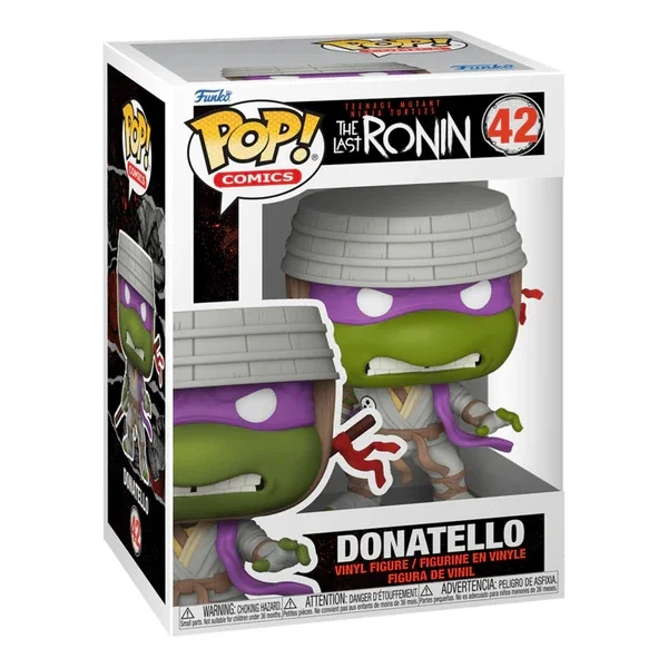 Teenage Mutant Ninja Turtles Donatello Funko Pop! Comics Left-Right Vinyl Figure Bild 1