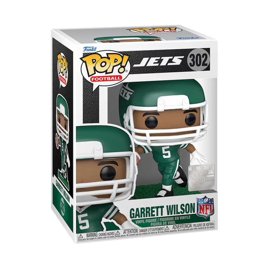 NFL New York Jets Garrett Wilson Funko Pop! Vinyl Figure (Color Variant) Bild 1