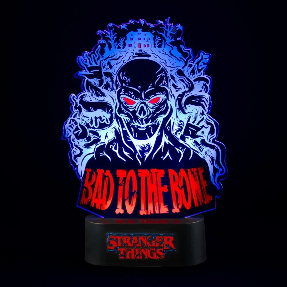 Stranger Things Bad To The Bone LED Table Lamp Bild 1
