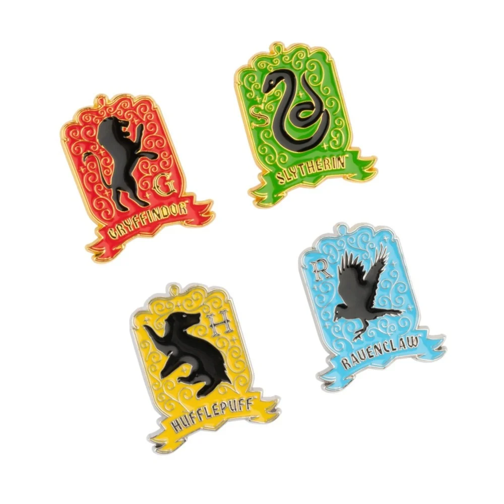 Harry Potter Hogwarts Houses Set Of 4 Pins Bild 1