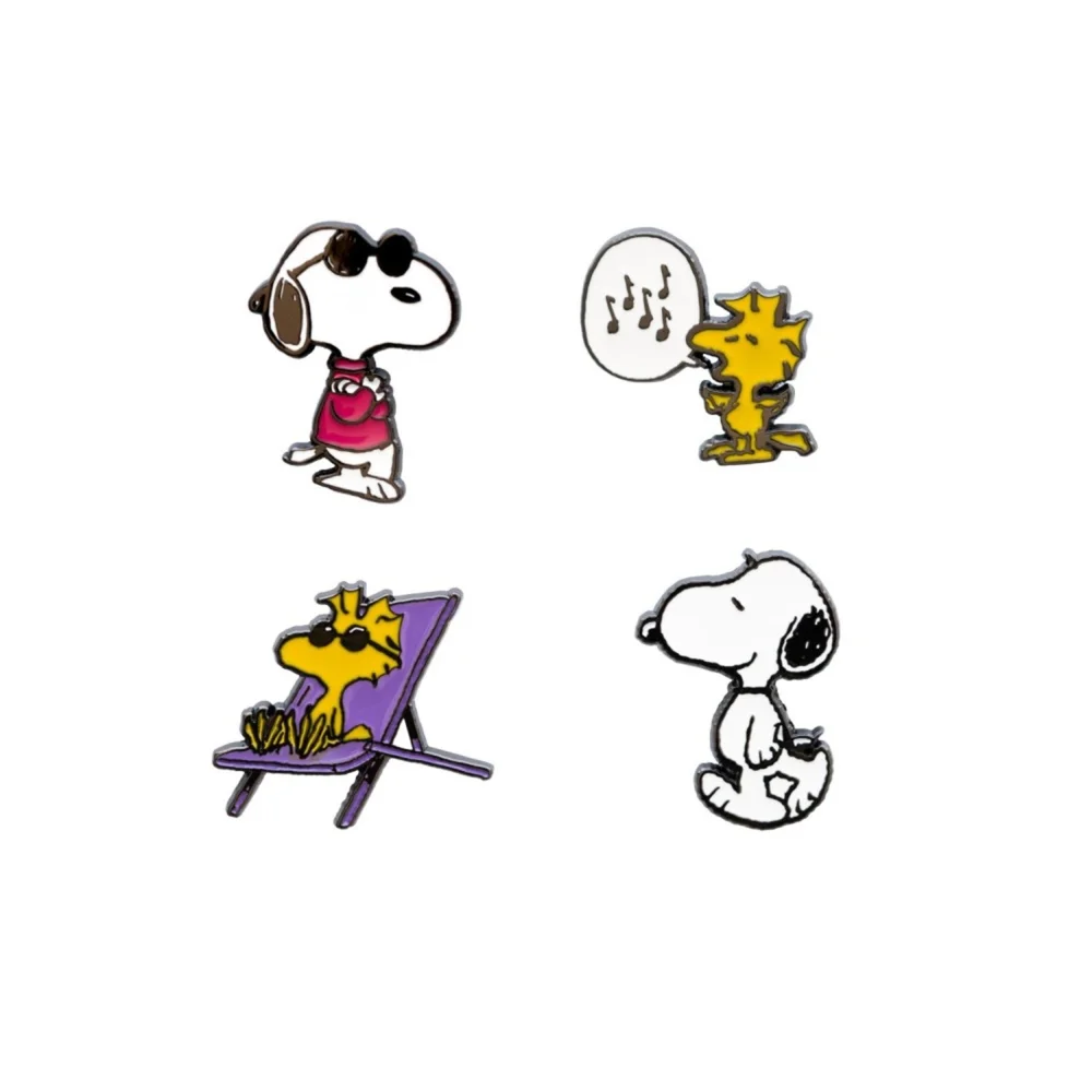 Snoopy 4 Pin Set Bild 1