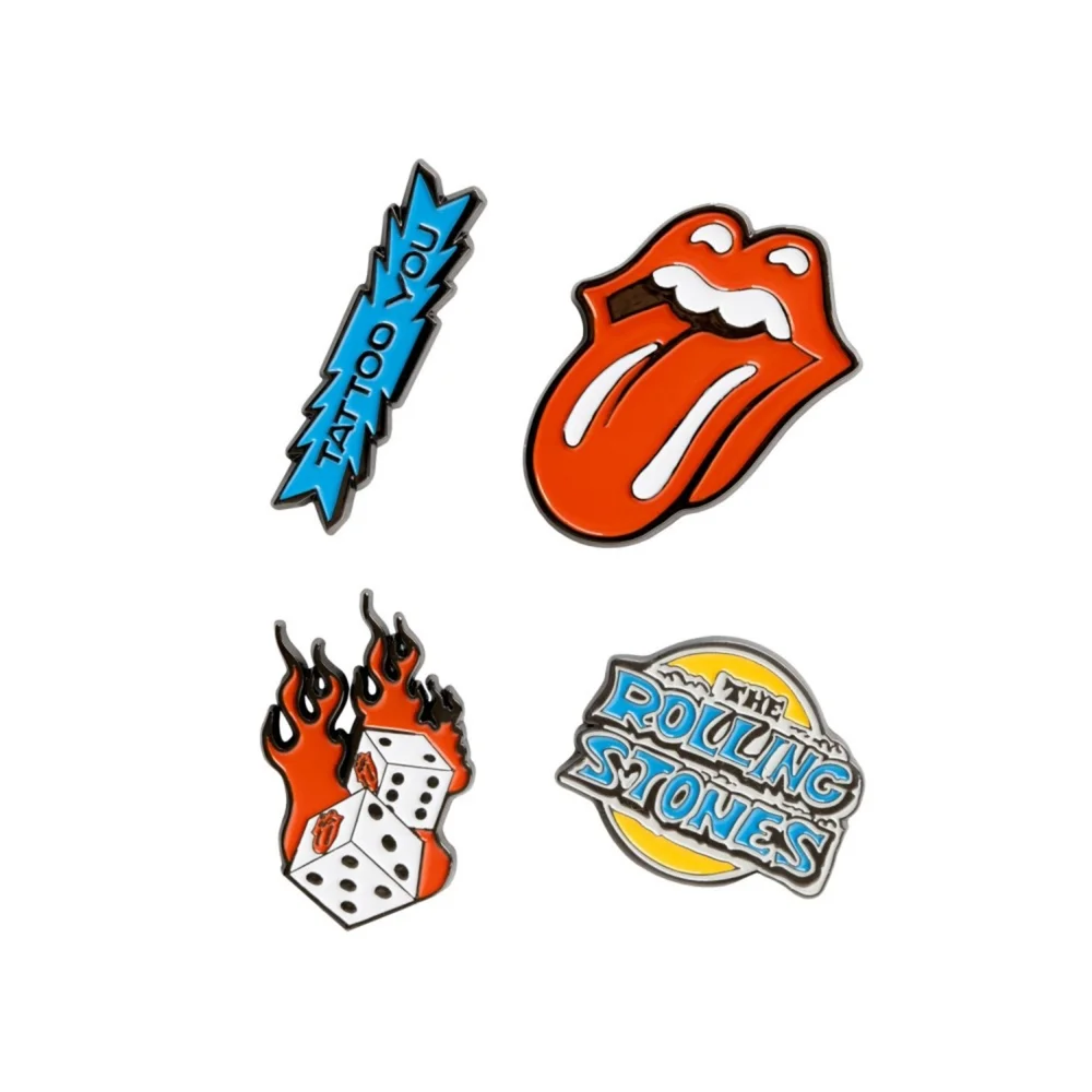 The Rolling Stones 4 Pin Set Bild 1