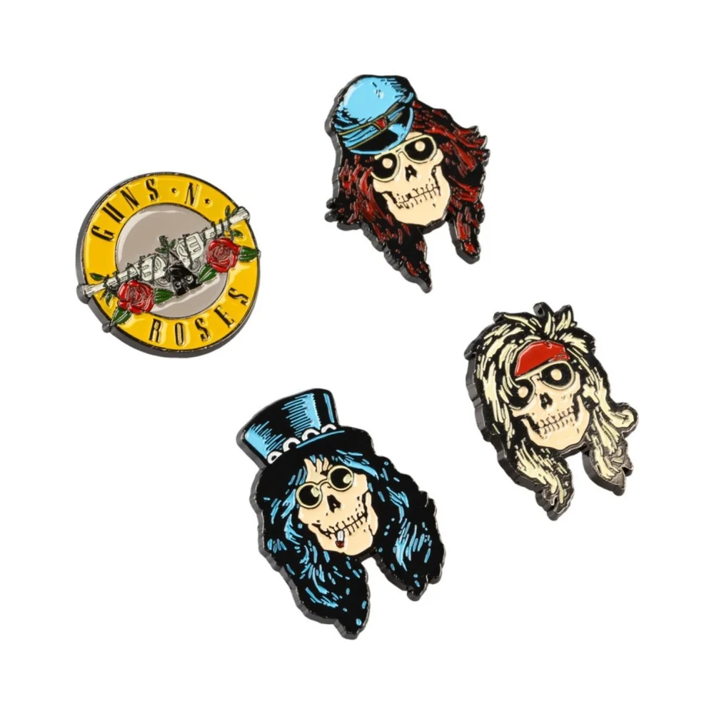 Guns N Roses 4 Pin Set Bild 1