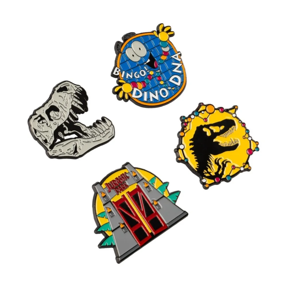 Jurassic Park 4 Pin Set Bild 1