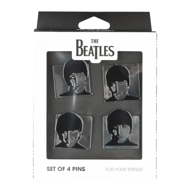The Beatles Set Of 4 Pins