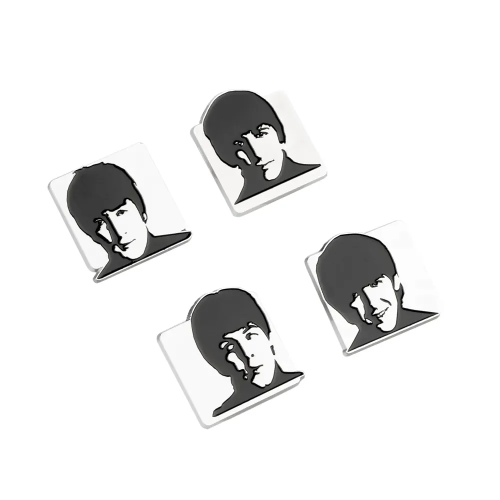 The Beatles Set Of 4 Pins Bild 1