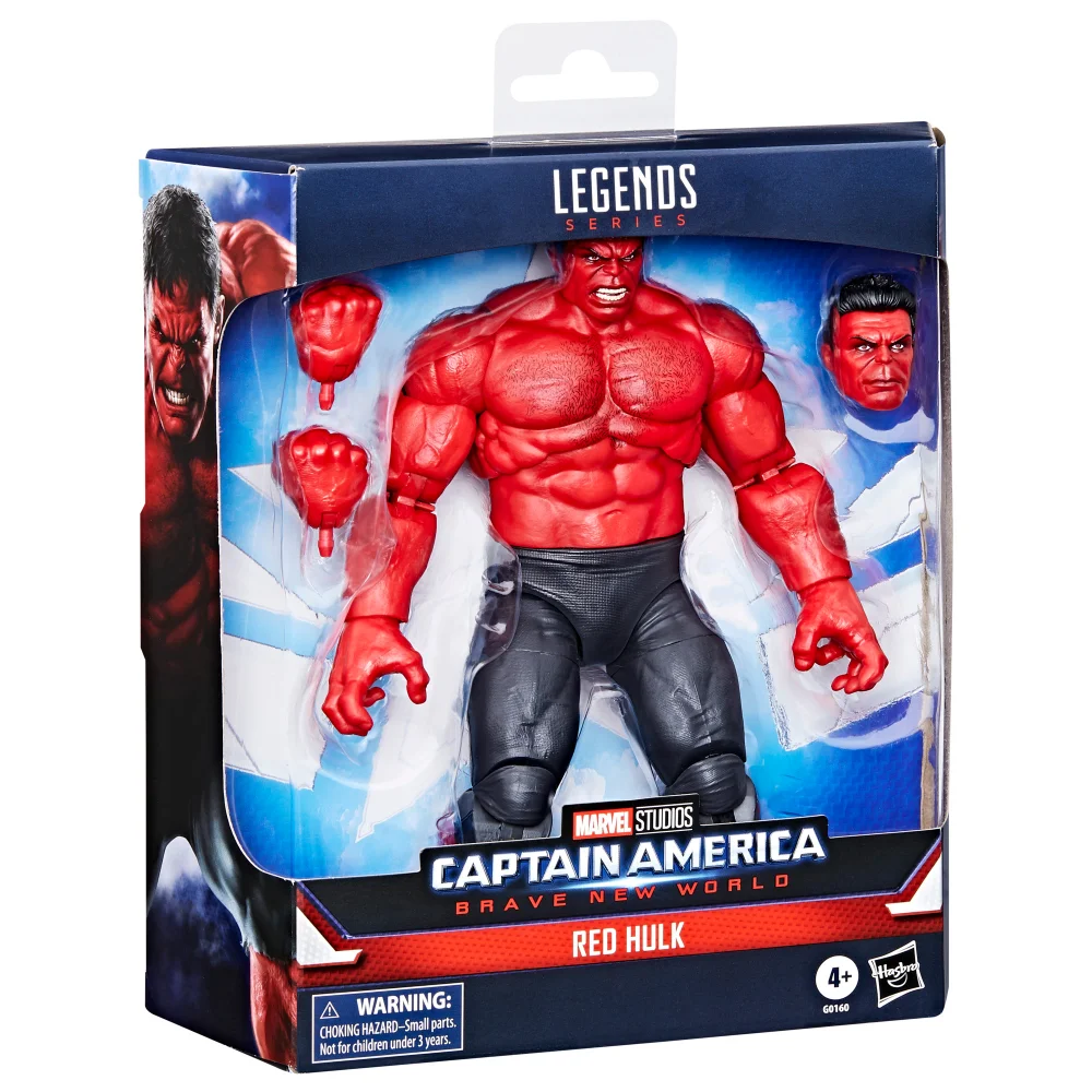 Marvel Legends Series Red Hulk, Captain America: Brave New World Deluxe Action Figure (6”) Bild 1