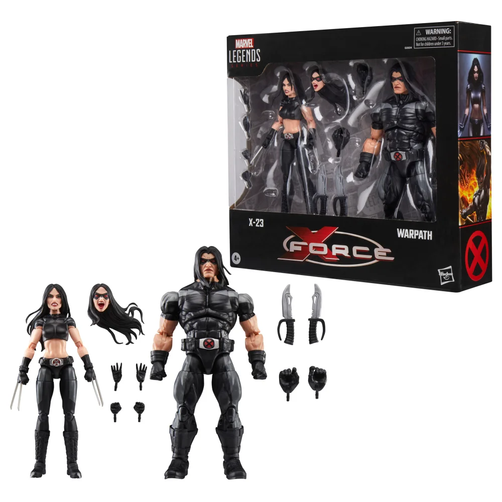 Marvel Legends Series X-Force X-23 & Warpath Two-Pack, 2 Comics-Inspired 6" Action Figures Bild 1