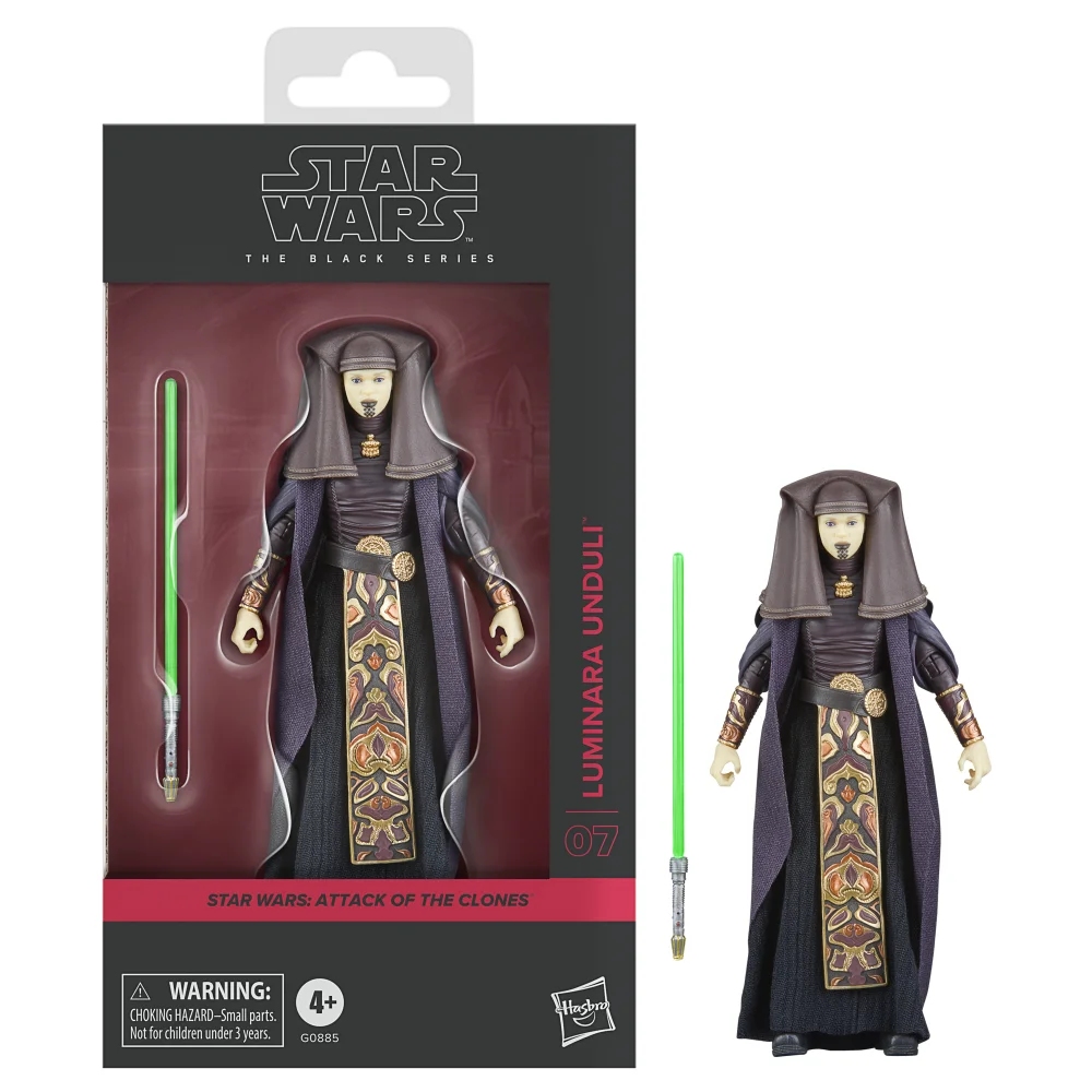 Star Wars The Black Series Luminara Unduli, Star Wars: Attack of the Clones Action Figure (6”) Bild 1