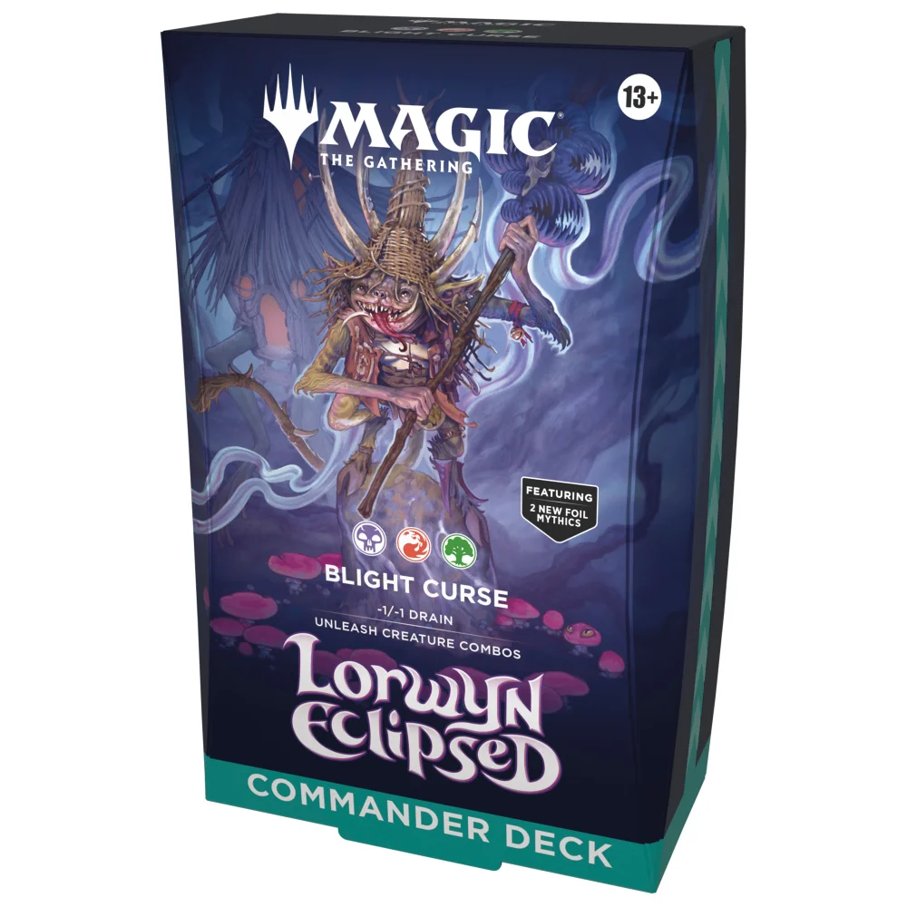 Magic: The Gathering | Lorwyn Eclipsed Blight Curse Commander Deck Bild 1