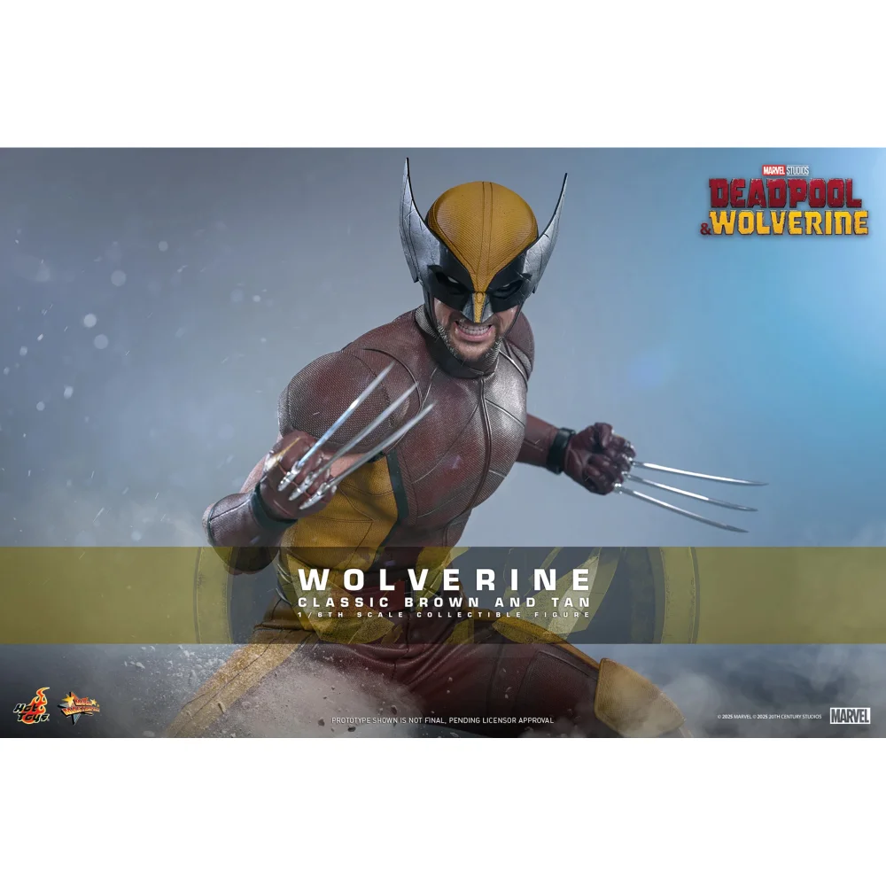 Hot Toys Deadpool & Wolverine Wolverine (Classic Brown and Tan) 1/6th Scale Statue (31cm) Bild 1