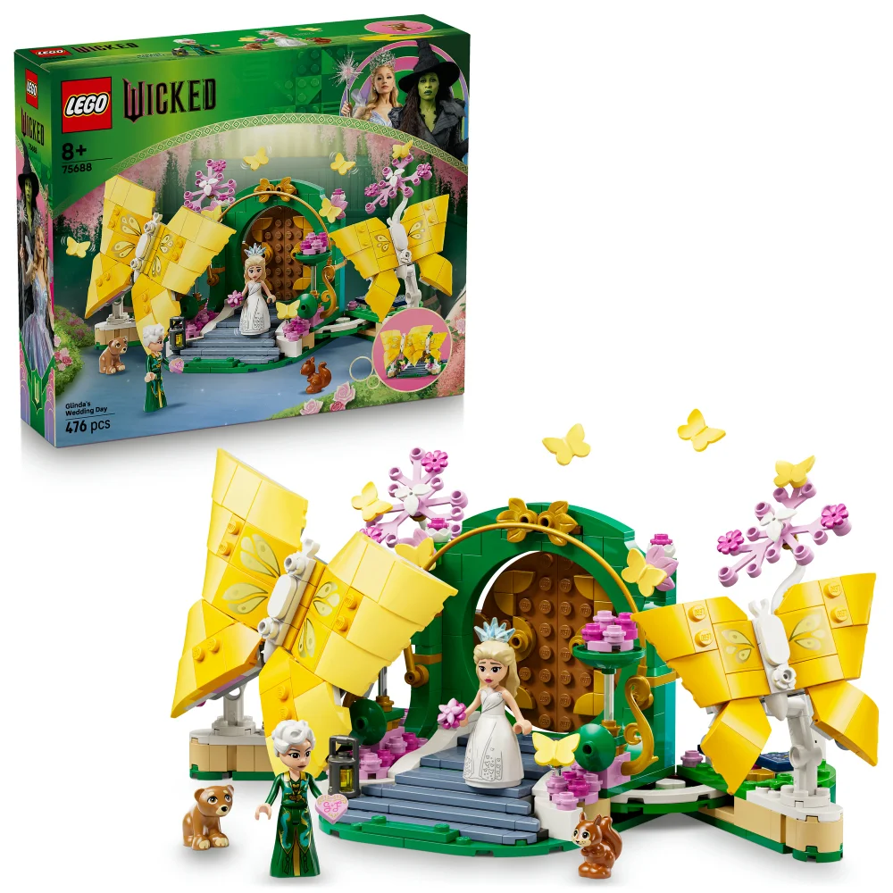 LEGO® Wicked Glinda’s Wedding Day Butterfly Toy for Kids’ Role Play 75688 Bild 1