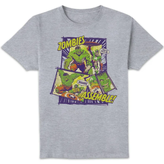 Marvel Zombies Zombies Assemble! Unisex T-Shirt - Grey