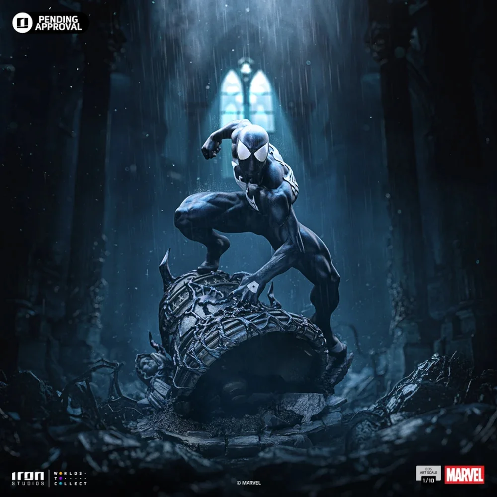 Iron Studios Marvel Comics Spider-Man Black Art Scale 1/10 Statue Bild 1