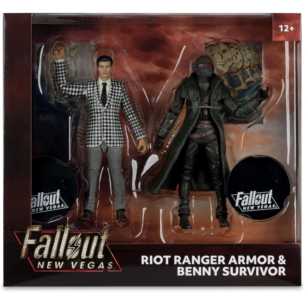 McFarlane Toys Fallout New Vegas Riot Ranger Armor And Benny Survivor 7" Action Figure 2-Pack Bild 1