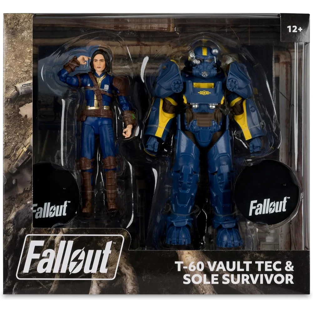 McFarlane Toys Fallout 76 T-60 Vault Tec And Sole Survivor 7" Action Figure 2-Pack Bild 1