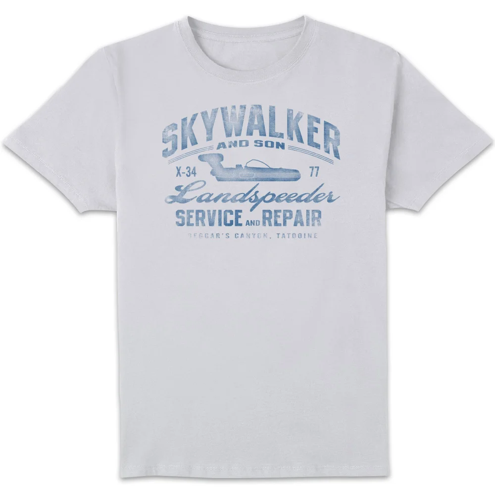 Star Wars Skywalker Landspeeder Repair Unisex T-Shirt - White - XS Bild 1