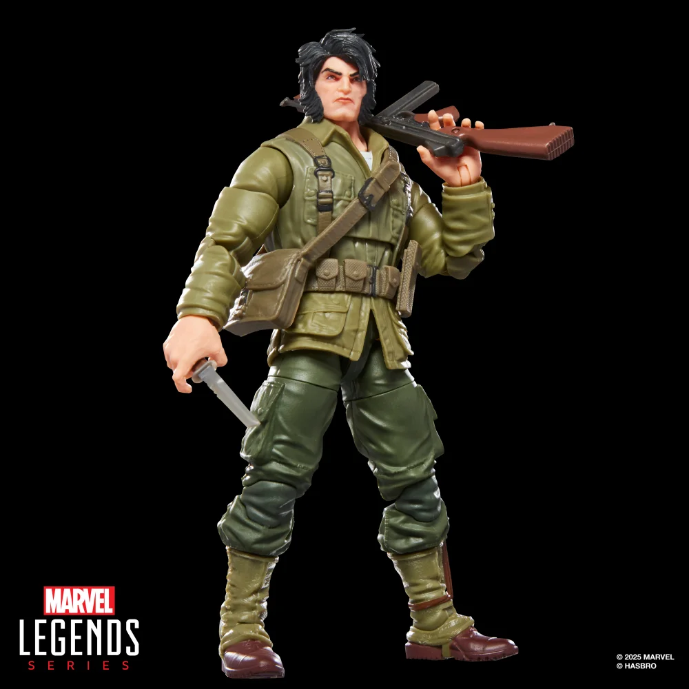 Hasbro Marvel Legends Series Wolverine (WWII Logan), X-Men Comics Action Figure Bild 1