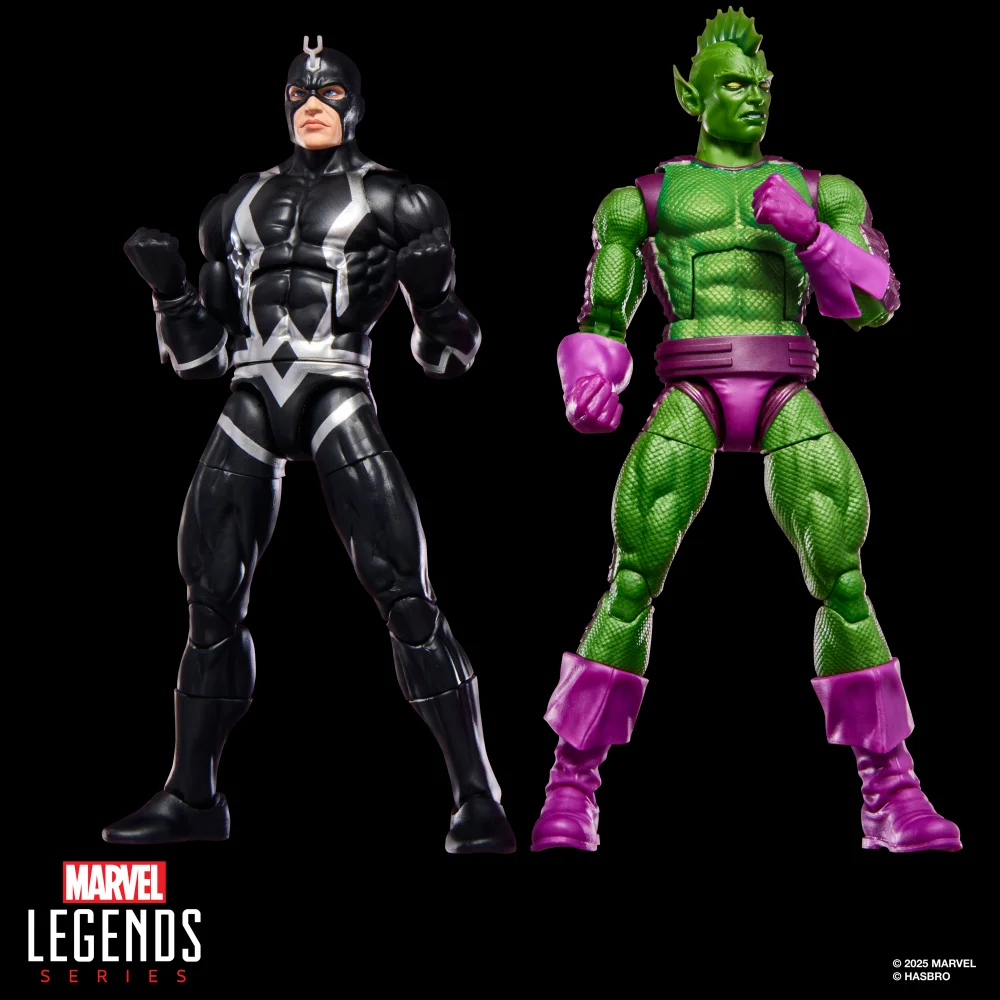 Hasbro Marvel Legends Series Inhumans Black Bolt & Marvel’s Triton, Two 6" Action Figures Bild 1
