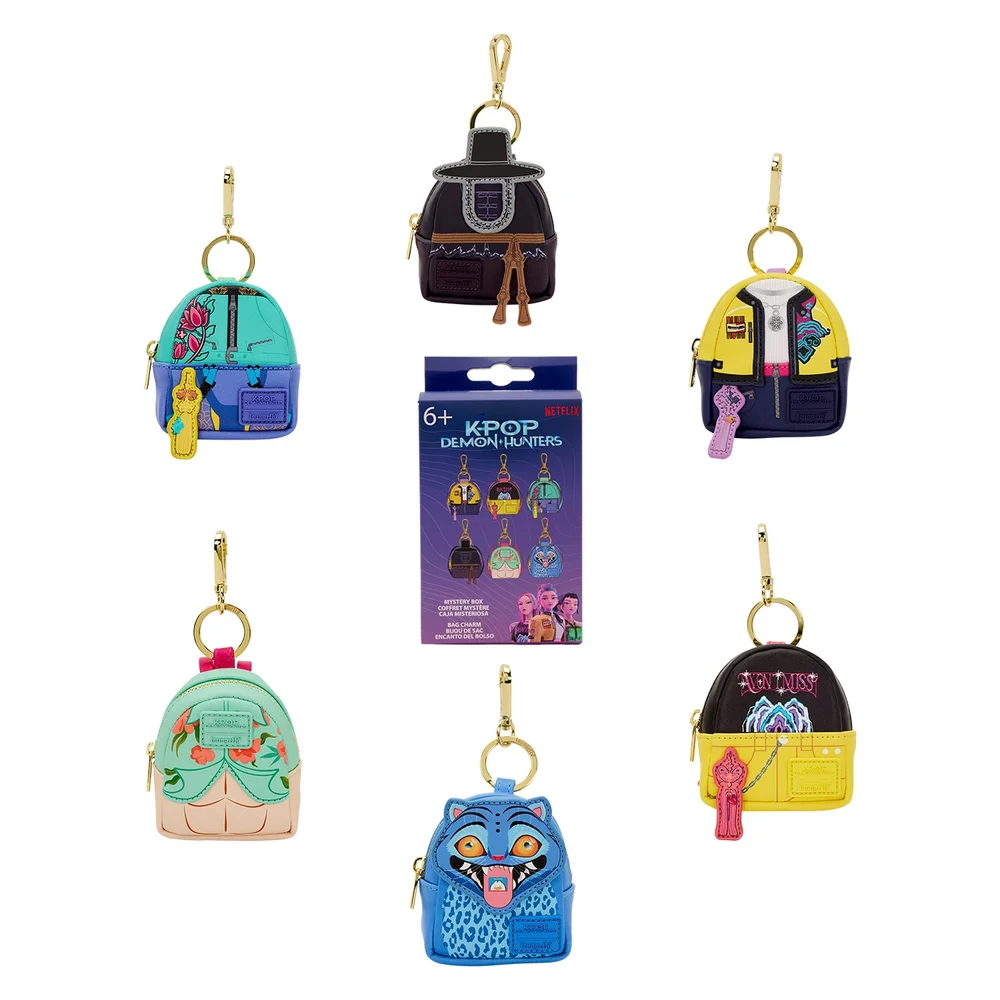Loungefly K-Pop Demon Hunters Mystery Mini Backpack Keychain Charm Bild 1
